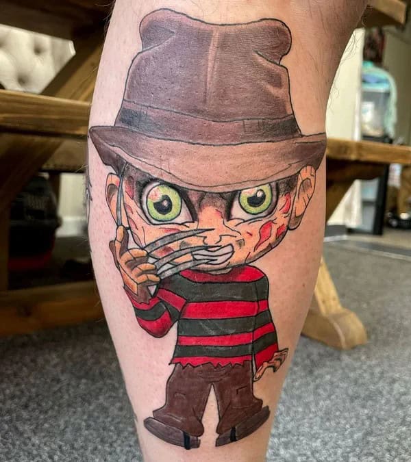 Old School Horror Tattoo