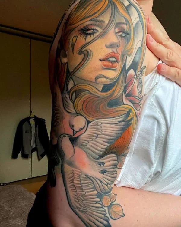 Aphrodite Arm Tattoo