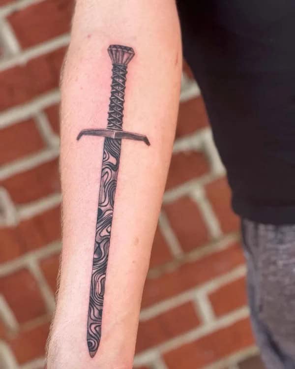 Sword Forearm Tattoo