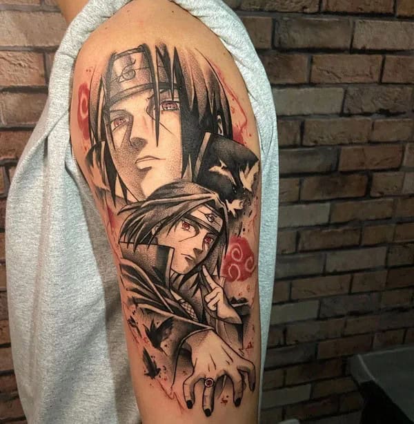 Itachi Hand Tattoo