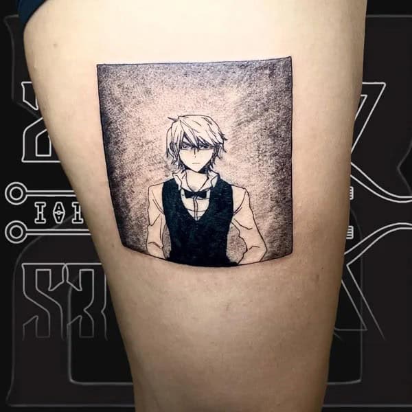 Anime Foot Tattoo