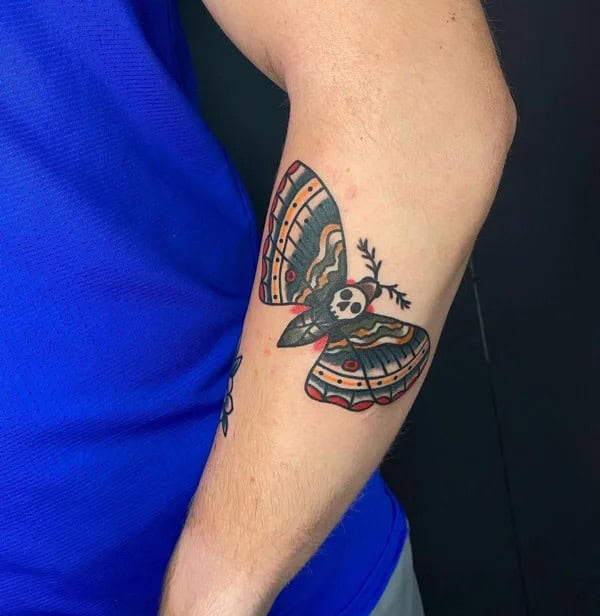 More Death Moth Tattoos That Can’t Be Ignored!