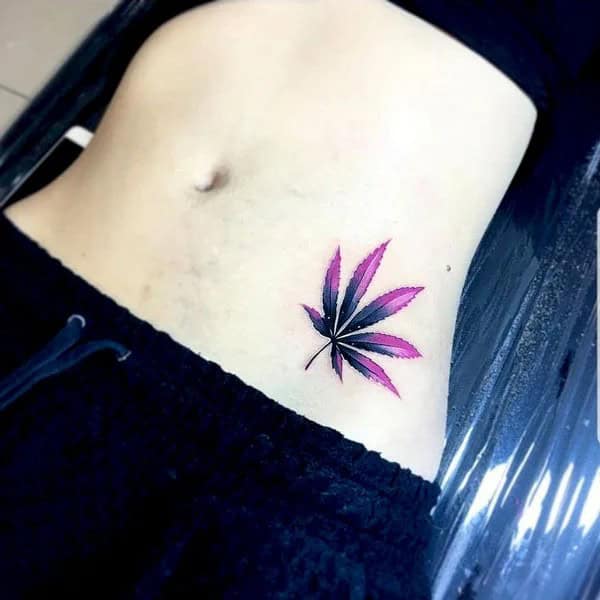 Weed Leaf Tattoo