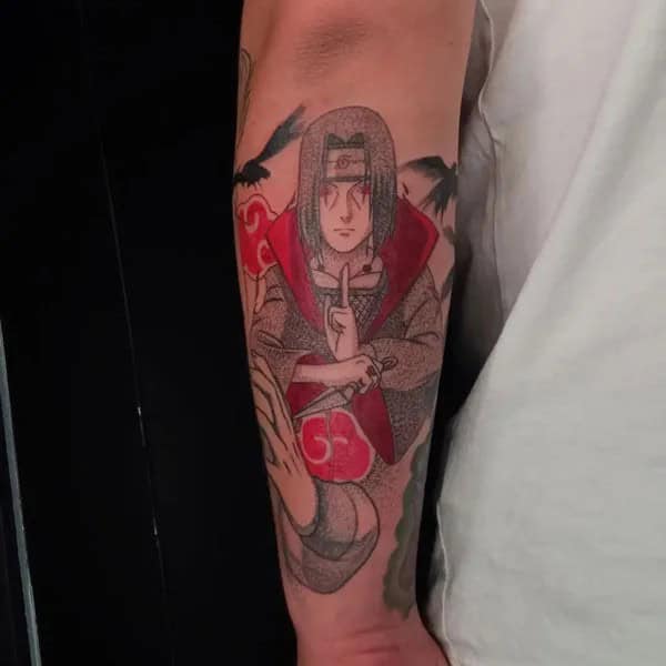 Itachi Hand Tattoo