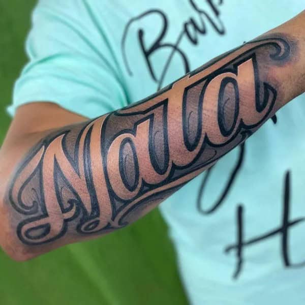 Last Name Tattoo