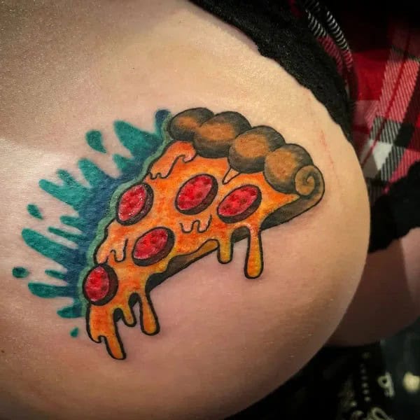 Bite Me Butt Tattoo