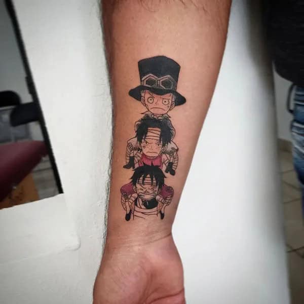 Anime Foot Tattoo