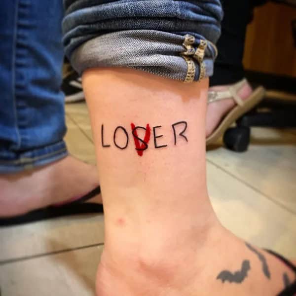 Evil Loser Lover tattoo