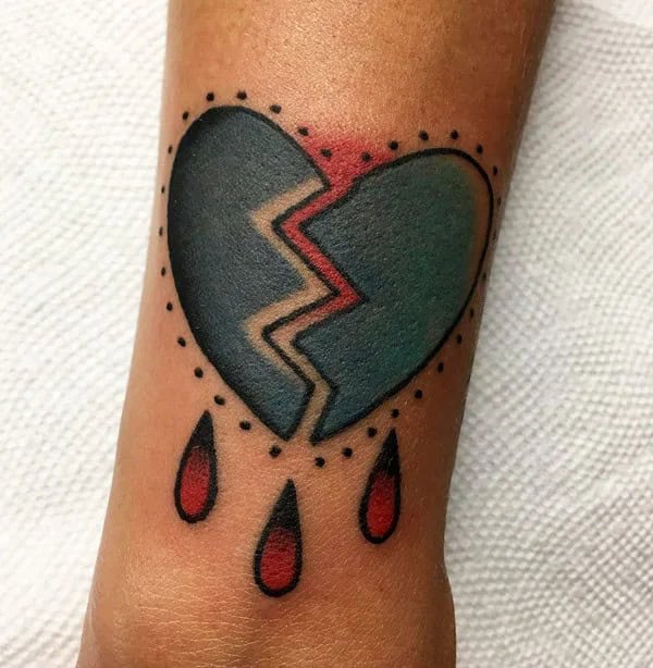 More Broken Heart Tattoos To Wear This Year