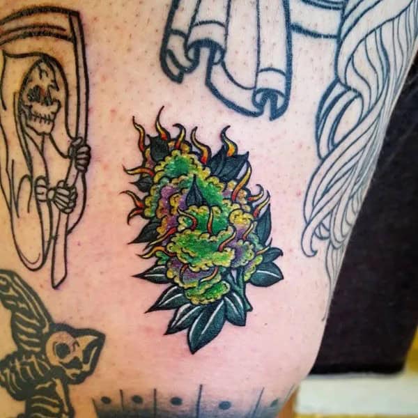 Weed Bud Tattoo