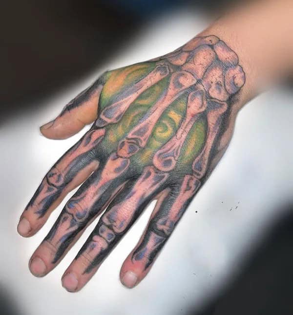 More Skeleton Hand Tattoos To Recreate At This Instant!