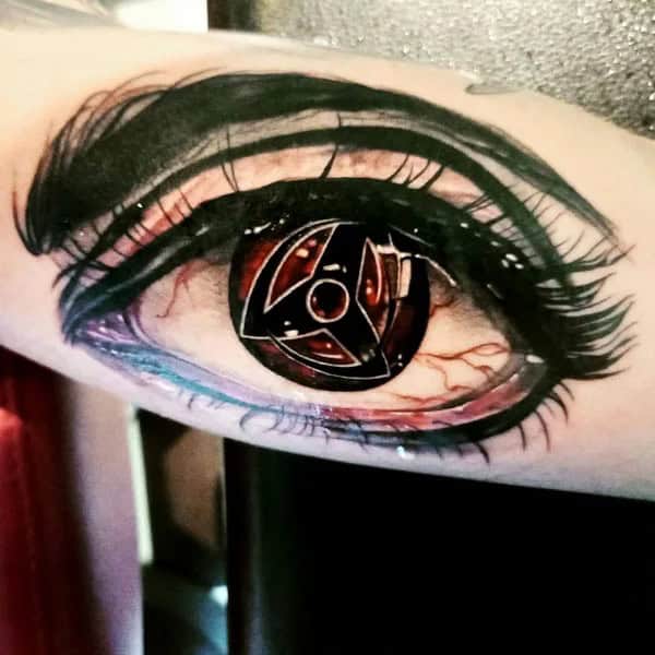 Madara Sharingan Tattoo