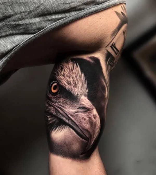 Eagle Face Tattoo