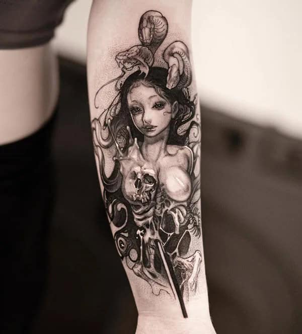 Succubus Tattoos On Forearm