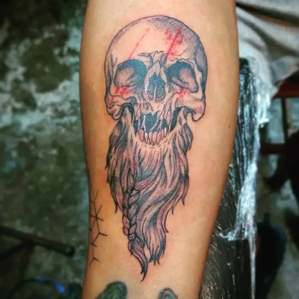 Viking Skull Tattoo