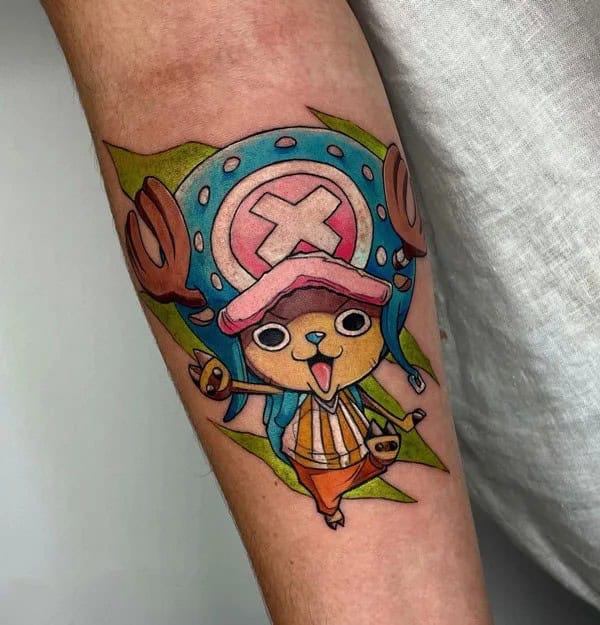 Anime Foot Tattoo