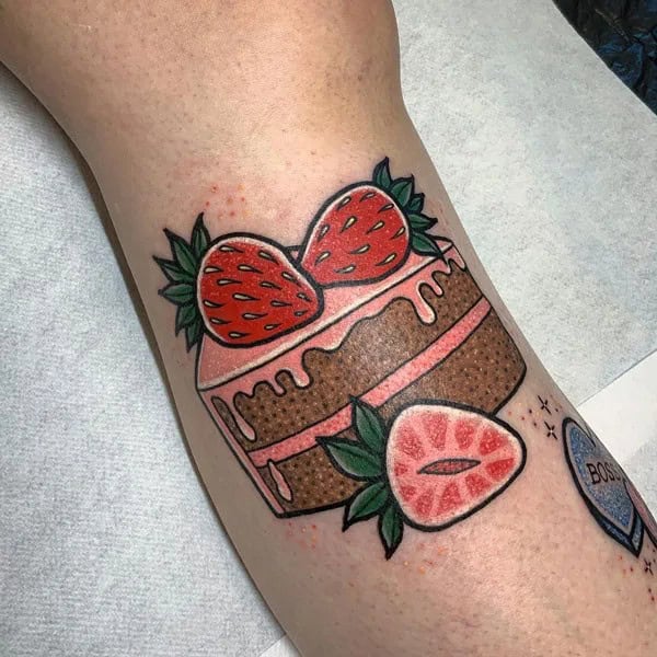 More Designs of Strawberry Tattoos To Check Out This Instant