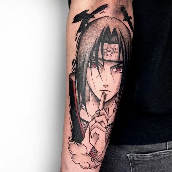 Madara Sharingan Tattoo