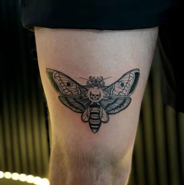 More Death Moth Tattoos That Can’t Be Ignored!