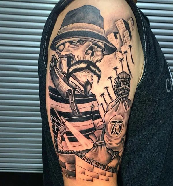 Gangster Chicano Tattoo