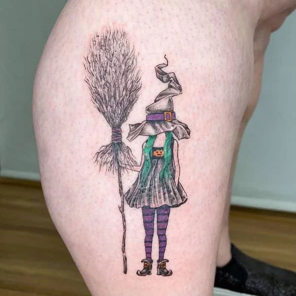 Witchy Tattoos: The Meaning Behind The Macabre