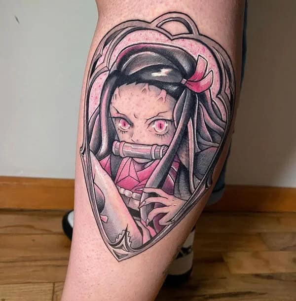 Anime Foot Tattoo