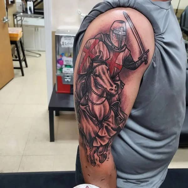 Warrior Knight Tattoo