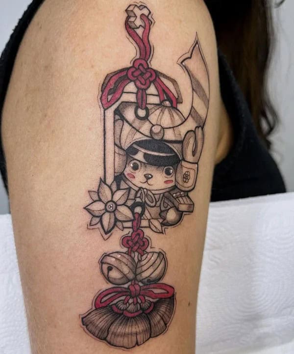 Anime Foot Tattoo