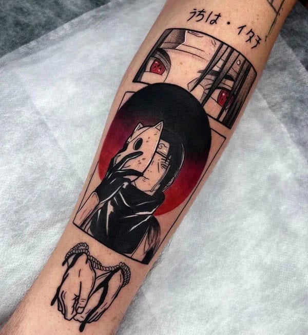 Itachi Hand Tattoo