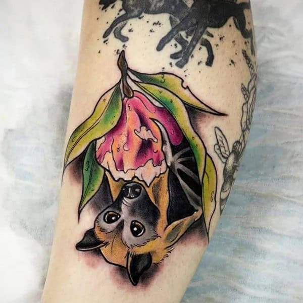 Bat Tattoo On Hand