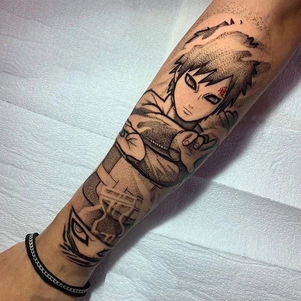 More Gaara Tattoos To Check Out For Gaining Inspiration