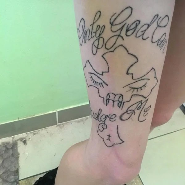 More Unique “Only God Can Judge Me” Tattoos To Take Inspiration From