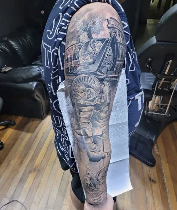 Warrior Sleeve Tattoo