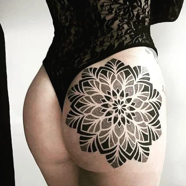 Bite Me Butt Tattoo