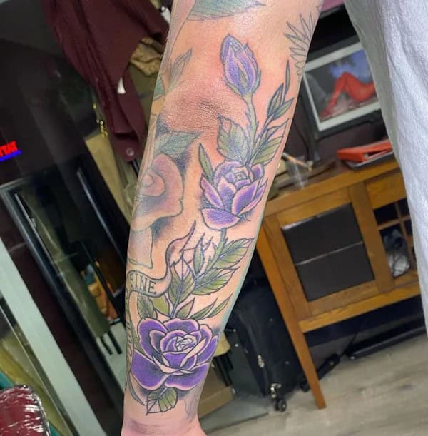 Rose Vine Tattoo