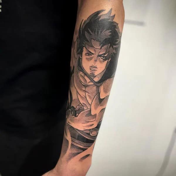 Anime Foot Tattoo