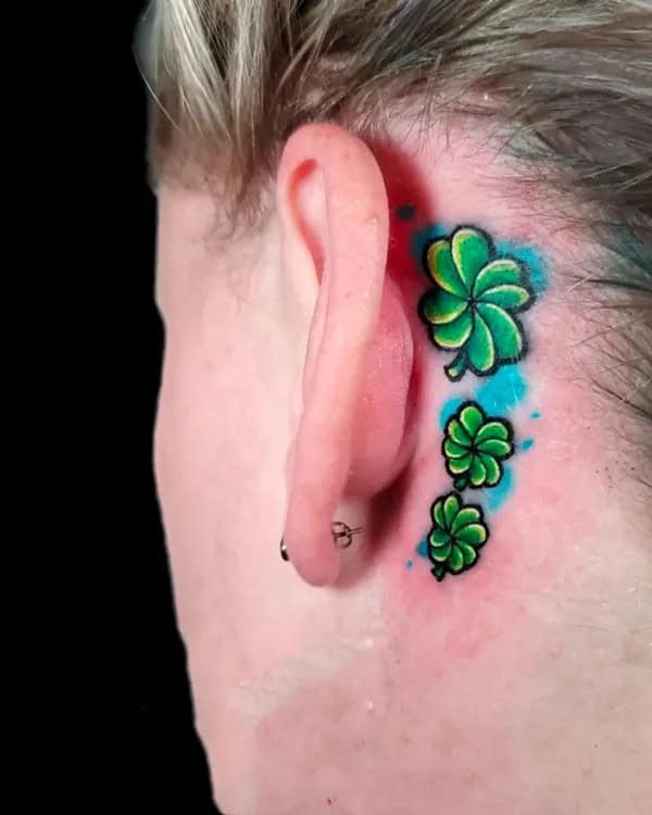 4 Leaf Clover Tattoo