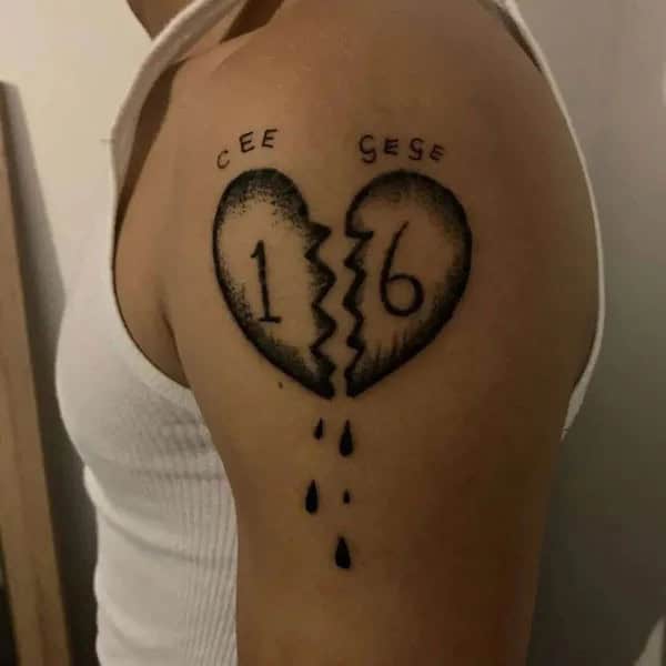 More Broken Heart Tattoos To Wear This Year