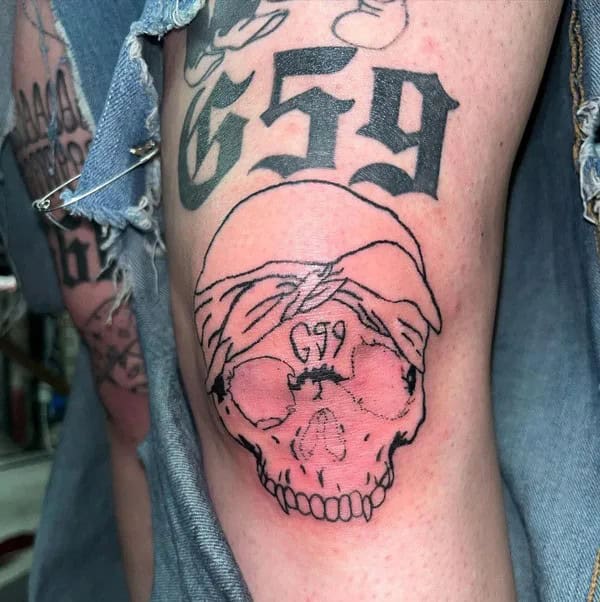 G59 Kneecap Tattoo