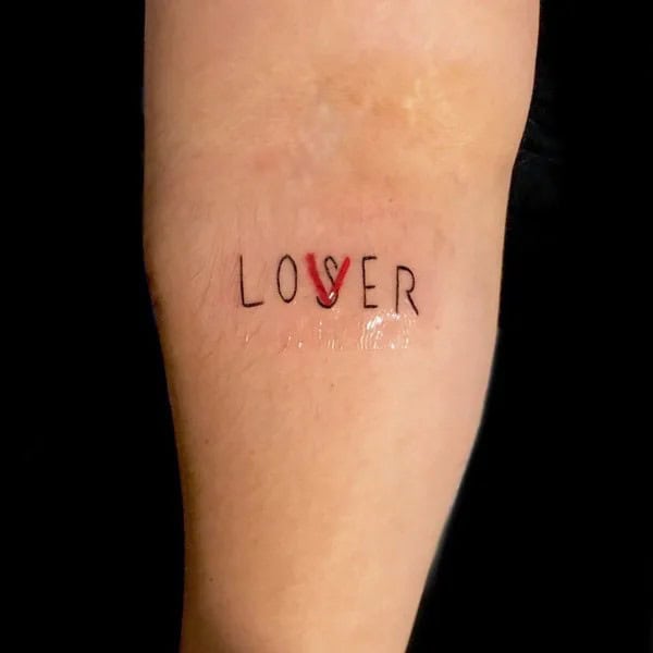 Evil Loser Lover tattoo