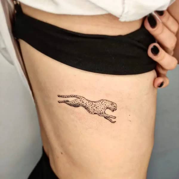 Small Cheetah Tattoo