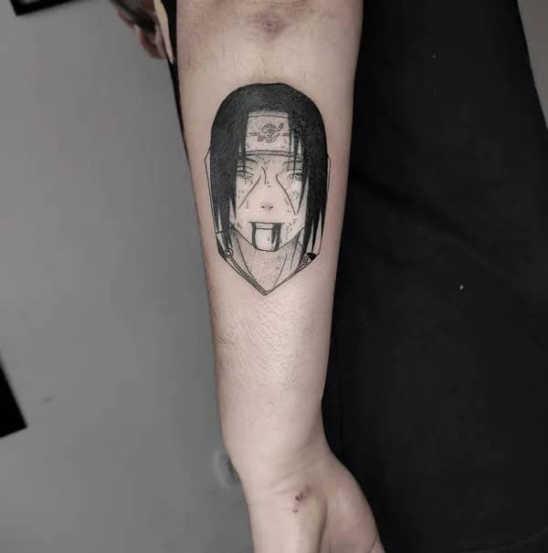 Itachi Hand Tattoo