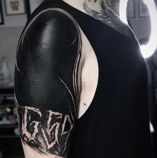 G59 Negative Space Tattoo