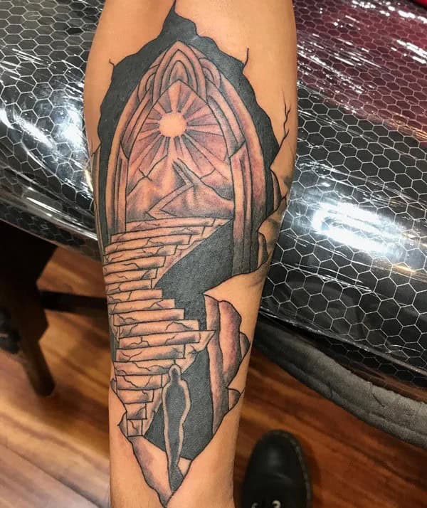 More Unique Stairway To Heaven Tattoo Ideas To Wear in 2024