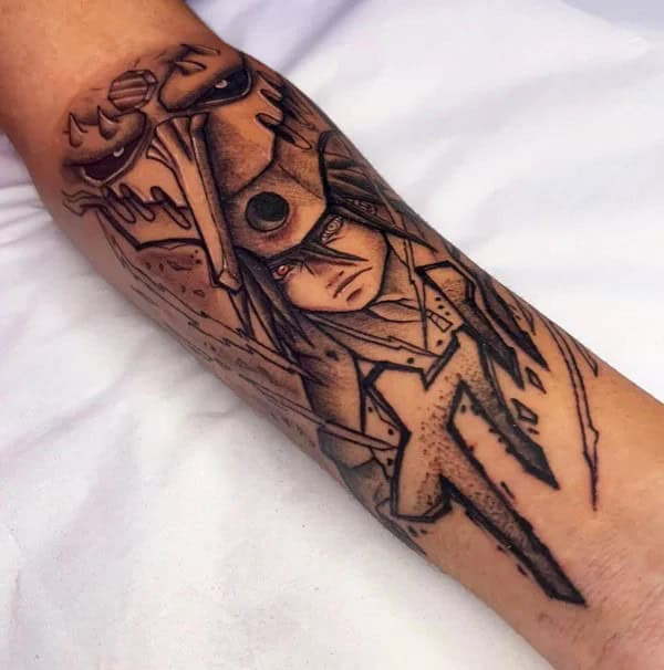 Madara Sharingan Tattoo