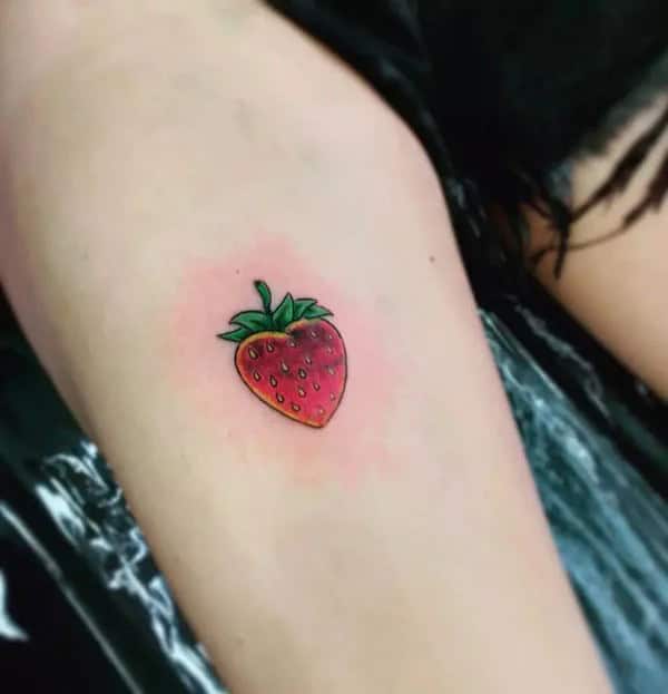 More Designs of Strawberry Tattoos To Check Out This Instant