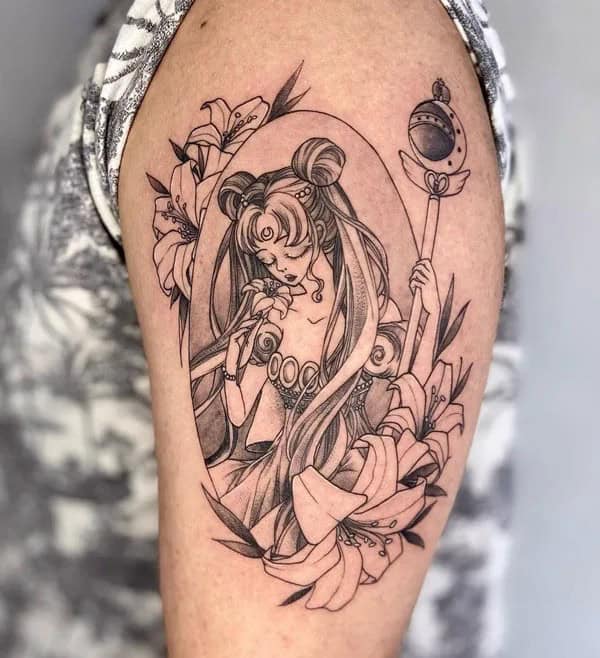 Anime Foot Tattoo