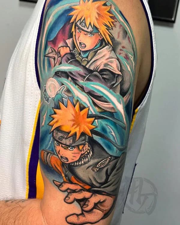 Anime Foot Tattoo