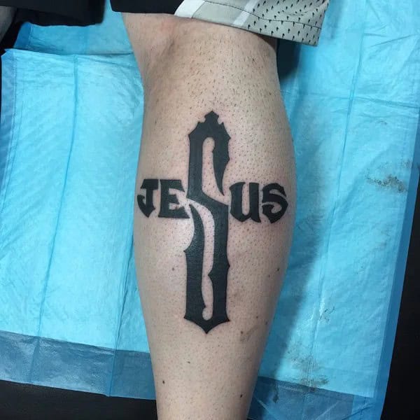 Jesus Cross Tattoo