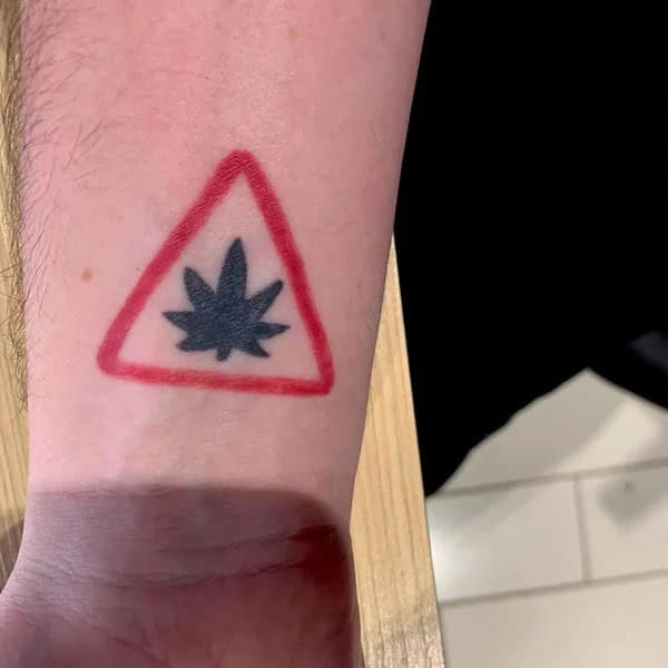 Small Weed Tattoo